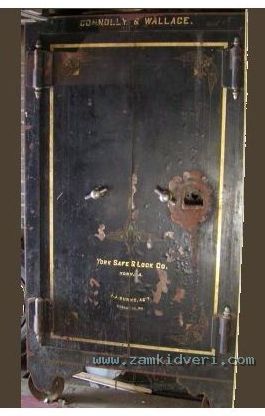 Antique York Safe & Lock Co Large Vault Safe