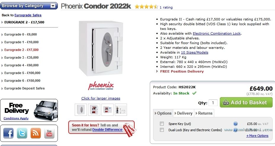 FireShot Screen Capture #126   'Phoenix Condor 2022k Security Safe I High security Eurograde 2 k