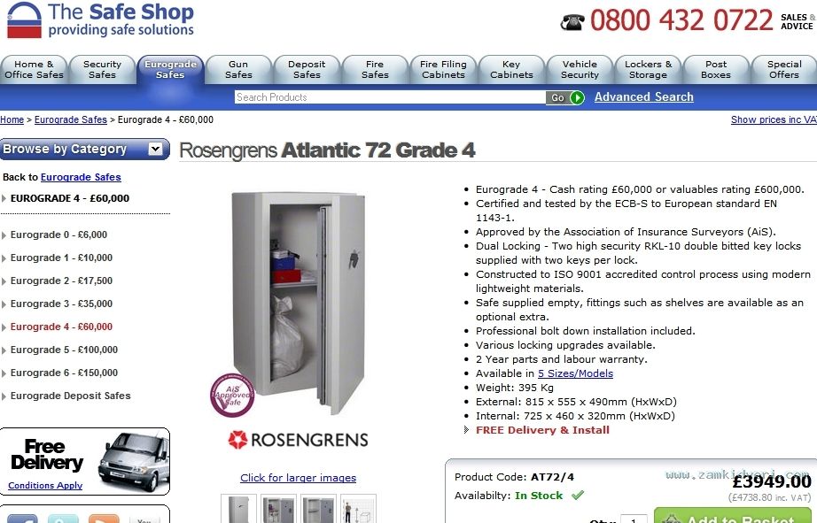 FireShot Screen Capture #130   'Rosengrens Atlantic 72 Grade 4 Safe   High Security Eurograde 4