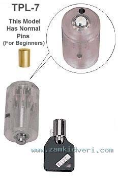lpbrotpl   brockhage tubular clear plastic lock