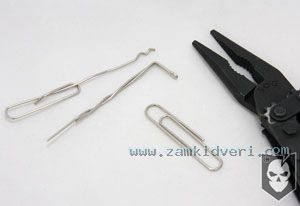 paperclip lock pick