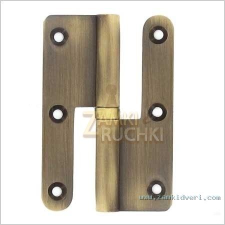 dvernaya petlya bal 0004 00ds 02 levaya 100h65 mm bronza