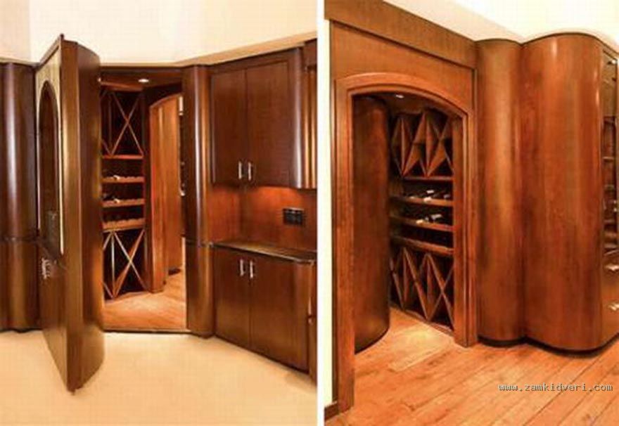 6012 Hidden Doors Multipurpose safe room and wine cellar