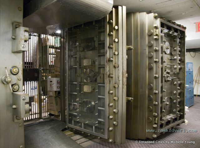 Safety Deposit Graveyard Woolworth Building Interior Irving National Bank Vault Cass Gilbert NYC